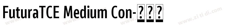 FuturaTCE Medium Con字体转换